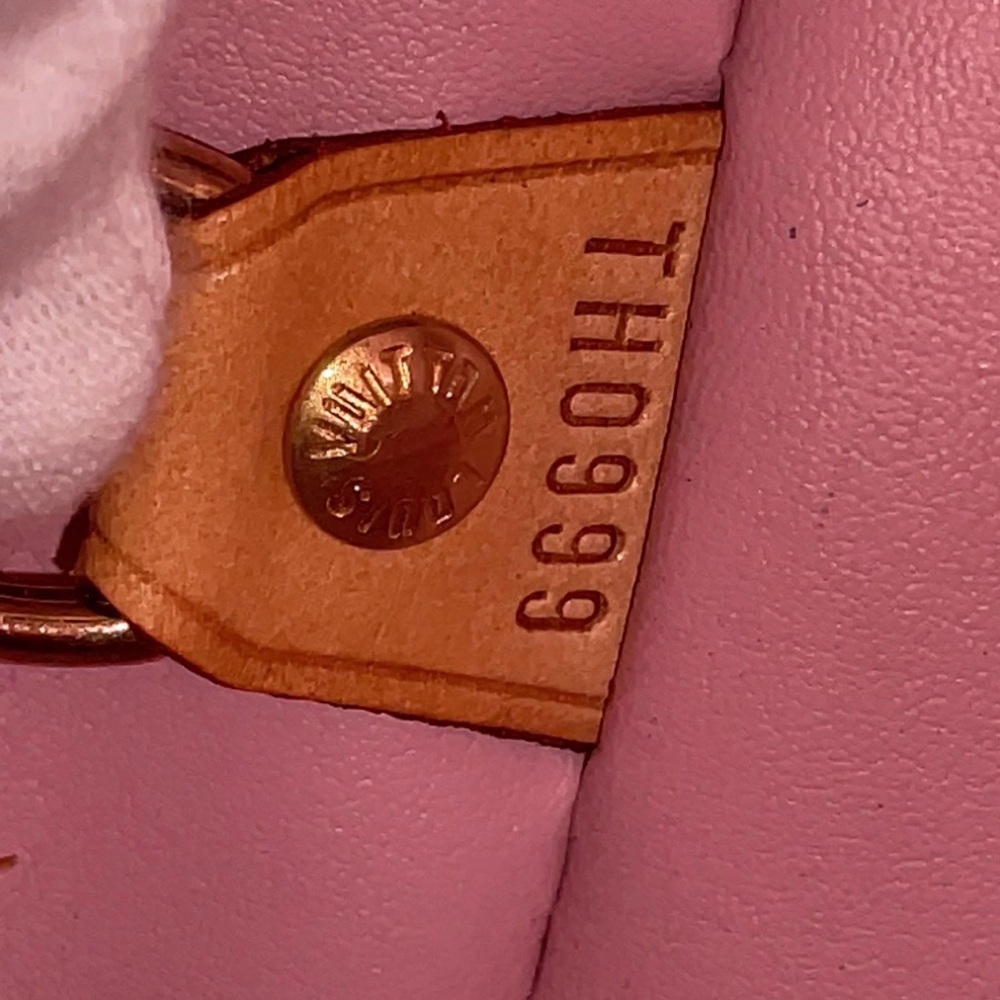 Louis Vuitton Orange Vernis Monogram Small Tote - Picture 11 of 13